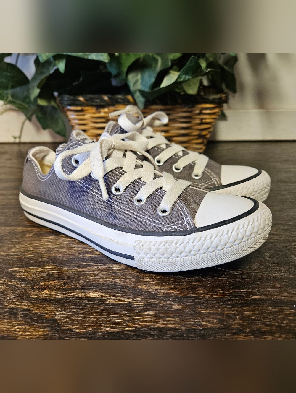 CONVERSE All Star kids 12.5 gray sneakers